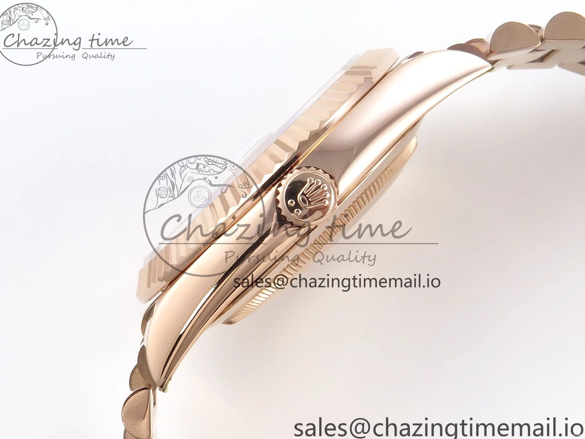 MiroTime 0119 Day Date 40 RG 228235 Noob 1:1 Best Edition Brown Roman Dial on President Bracelet A2836 (Gain Weight) UrbanChic 794